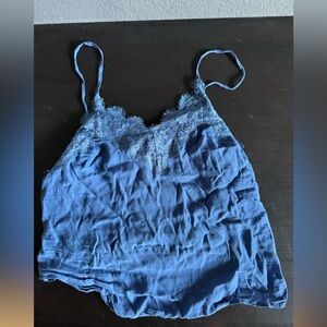 Abercrombie & Fitch Navy Lace Cami